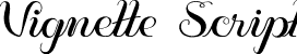 Vignette Script font - Vignette.otf