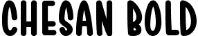 Chesan Bold font - Chesan Bold.otf