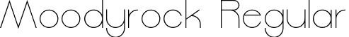 Moodyrock Regular font - Moodyrock.otf