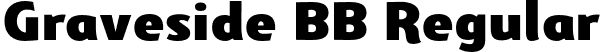 Graveside BB Regular font - GravesideBB.otf