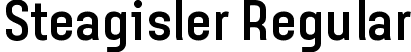 Steagisler Regular font - Steagisler Regular.otf