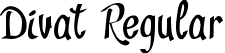 Divat Regular font - DivatDemo.ttf