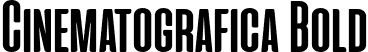 Cinematografica Bold font - Cinematografica-Bold-trial.ttf