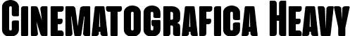 Cinematografica Heavy font - Cinematografica-Heavy-trial.ttf