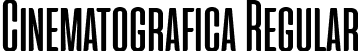 Cinematografica Regular font - Cinematografica-Regular-trial.ttf