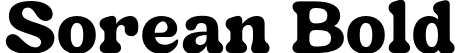 Sorean Bold font - sorean-bold.otf