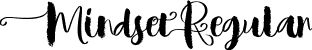 Mindset Regular font - Mindset DEMO.ttf