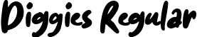 Diggies Regular font - Diggies.ttf