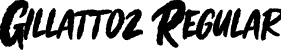 Gillattoz Regular font - Gillattoz.ttf