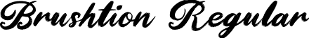 Brushtion Regular font - brushtion-nrm7p.ttf