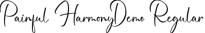 Painful Harmony Demo Regular font - PainfulHarmonyDemoRegular.ttf