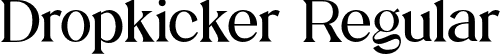 Dropkicker Regular font - Dropkicker-Regular.otf