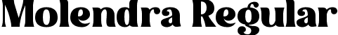 Molendra Regular font - Molendra-Regular.ttf