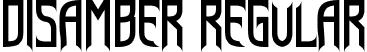 Disamber Regular font - Disamber.ttf