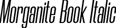 Morganite Book Italic font - Morganite-BookItalic.ttf