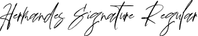 Hermandes Signature Regular font - Hermandes Signature.ttf