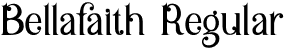 Bellafaith Regular font - Bellafaith.otf