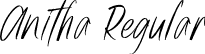 Anitha Regular font - Anitha Regular.otf
