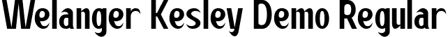 Welanger Kesley Demo Regular font - WelangerKesleyDemo-nRPEM.ttf