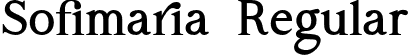 Sofimaria Regular font - Sofimaria Regular.otf