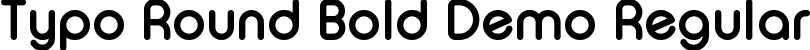 Typo Round Bold Demo Regular font - Typo_Round_Bold_Demo.otf