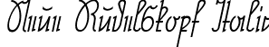 Neue Rudelskopf Italic font - Neue Rudelskopf-Schraeg.ttf