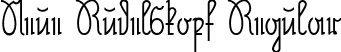 Neue Rudelskopf Regular font - Neue Rudelskopf.ttf