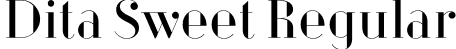 Dita Sweet Regular font - Dita-Sweet.ttf