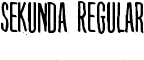 Sekunda Regular font - Sekunda.ttf