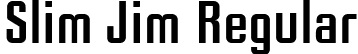 Slim Jim Regular font - SlimJim.ttf