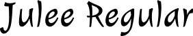 Julee Regular font - Julee-Regular.ttf