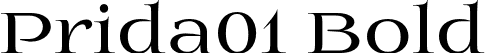 Prida01 Bold font - Prida01Bold.otf