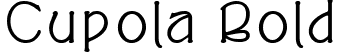 Cupola Bold font - CupolaBold.ttf