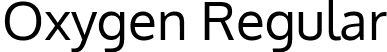 Oxygen Regular font - Oxygen-Regular.ttf