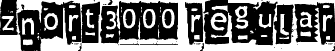 Znort3000 Regular font - Znort3000.ttf