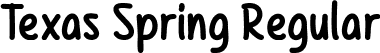 Texas Spring Regular font - Texas Spring - TTF.ttf