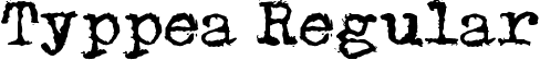 Typpea Regular font - Typpea.ttf