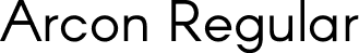 Arcon Regular font - Arcon-Regular.otf