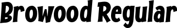 Browood Regular font - BrowoodRegular-nRO1R.ttf