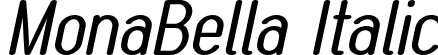 MonaBella Italic font - MonaBella_Italic_Demo.otf