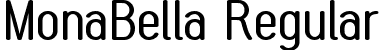 MonaBella Regular font - MonaBella Demo.otf