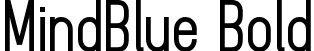 MindBlue Bold font - MindBlue_bold_demo.otf