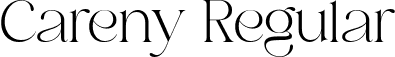 Careny Regular font - CarenyRegular-GO27Z.ttf