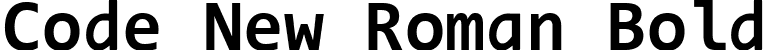 Code New Roman Bold font - Code New Roman b.otf