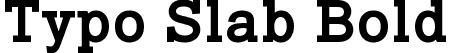 Typo Slab Bold font - TypoSlab_bold_demo.otf