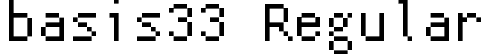 basis33 Regular font - basis33.ttf