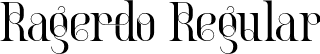 Ragerdo Regular font - Ragerdo-vmWBL.ttf