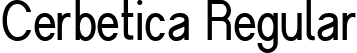 Cerbetica Regular font - cerbetica_regular.ttf