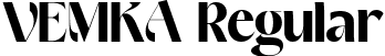 VEMKA Regular font - vemka-7bv8d.ttf