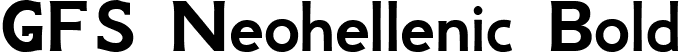 GFS Neohellenic Bold font - GFSNeohellenicBold.ttf